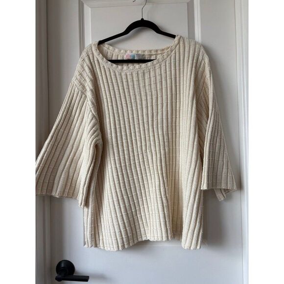 Free People Beach Kenzie Sweater SZ lg - Picture 3 of 4